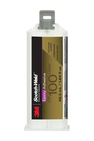 3m Scotch-weld Dp100 Epoksi Yapıştırıcı, Şeffaf - 48,5 Ml