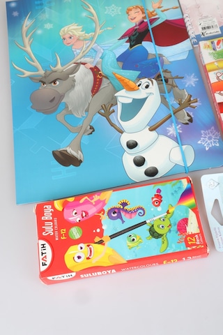 X Dekomus Lisanslı Elsa Frozen 40 Parça Boyama Seti Resim Defteri,kuru Boya,pastel Boya,sulu Boya, 2 Adet Figürlü Kurşun Kalem, Yıldız Kalemtraş, Silgili Kurşun Kalem Ve Silgi Seti