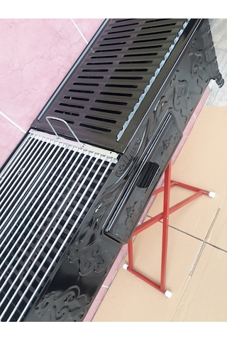 Cemre Katlanabilir Ayaklı Kömürlü Mangal 33 x 80 CM