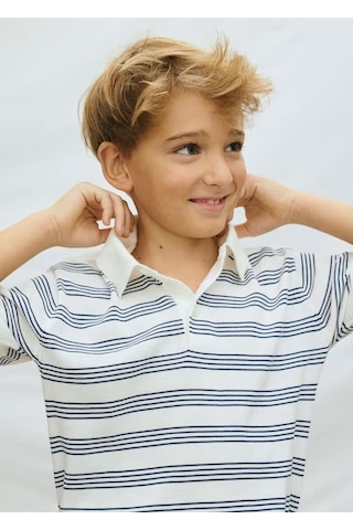 Mayoral Erkek Çocuk Polo T-shirt 6162 Krem