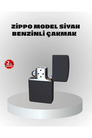 Ergonomik Metal Çakmak Mat Kaplamalı Ve Şık Tasarımlı Aksesuar Siyah