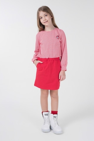 Brz Kids Kız Çocuk Kırmızı Elbise Kırmızı
