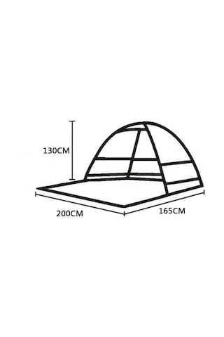 Prestigegoods Otomatik Açılır Plaj Çadırı - 190t Gümüş Kumaş, 3 Taraflı Gazlı Bez, Turuncu Şerit Beyaz - Büyük Beyaz - Turuncu