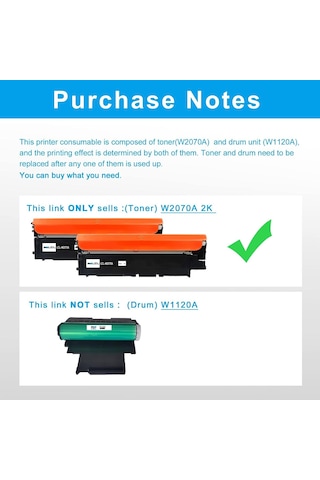 Uyumlu Toner 117 A W2070a 2 Siyah Hp Renkli Lazer Mfp 150 W 179 Fnw 178 Nw 150 Nw 150 Bir Mfp 178 Nwg 179 Fwg Mfp 178