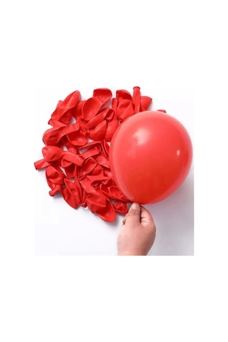 Parti Doğum Günü 23 Nisan Organizasyon Balonu 20 Adet Kırmızı