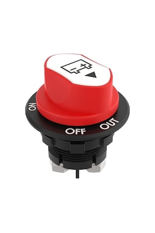 Devre Kesici Mini Dc 12v-24v Akü / Güneş Paneli Devre Kesici - Beyaz-1903