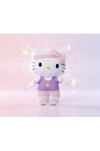 Hello Kitty Super Style Peluş Figür 20 Cm Orijinal, 4 Farklı Stil 001 - Beyaz