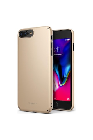 Ringke Slim Apple Uyumlu iPhone 7/8 Plus İle Kılıf Royal Gold İnce Şık Tasarım