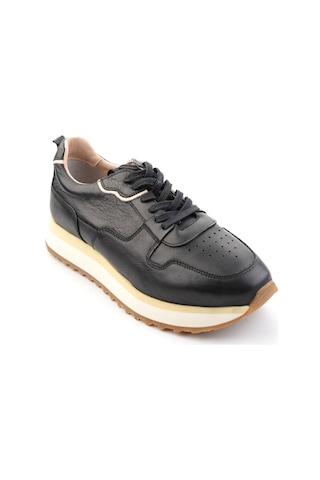 Bambi Siyah Napa Hakiki Deri Erkek Sneaker E01730651043