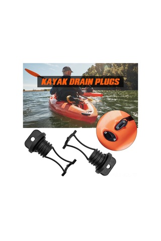 Konesam Kayak Su Çıkarma Tıkanıklıkları, Nilon Ve Metal, 2 Adet, 55.8x26cm