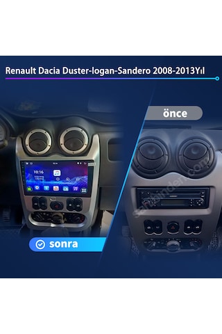 Renault Dacia Sandero 2008-2013 Yıl Multimedya 2-32 Gb Navigasyon