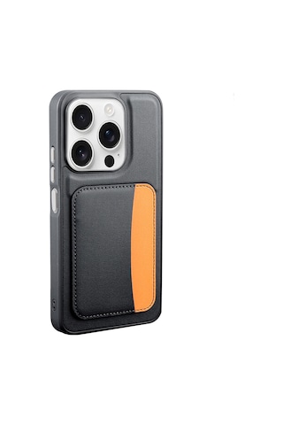 Xiaomi Redmi 15c Uyumlu Kartlıklı Süni Deri X-kart Cüzdan Silikon Kapak Siyah