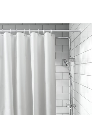 Nordrönn Duş Perdesi, Beyaz, 180x200 Cm, Banyo Diğer