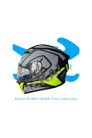 Çeneden Açılır Kask Karışık Renk