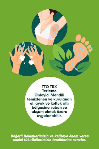 Tto Trx Terleme Önleyici Mendil 24'lü