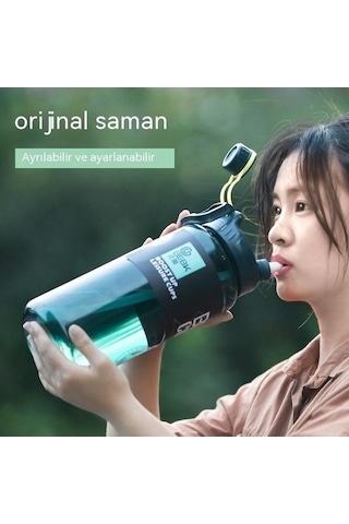 Novahub Büyük Spor Su Bardağı Samanlı - Taşınabilir, 140ml, Erkek Kullanımı Altın