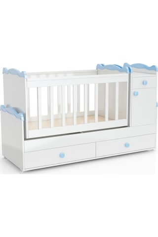 Afillibebek Babysun Büyüyebilen Beşik 60X120 Mavi