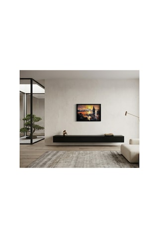 Derin Çerçeveli Shadow Box Tarzı, 3d Dokulu Kanvas Tablo 50x70 Cm - Salon Ve Ev İçin Tablo / Hediyel