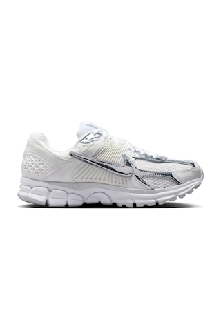 Nike Bowerman Zoom Vomero 5 Metallic Silver Leather Sneaker Hakiki Deri Kadın Günlük Spor Ayakkabı Beyaz Gümüş Gümüş - Beyaz