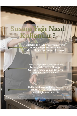 %100 Doğal Susam Yağı 2 L Soğuk Sıkım Cam Şişe