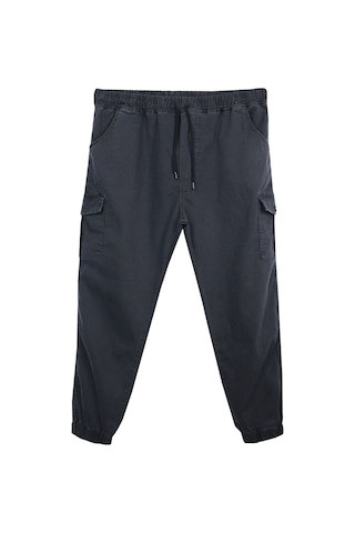 Erkek Büyük Beden 100-156 Kilo Arası İçin Uygun Kargo Cepli Jogger Kot Pantolon Antrasit