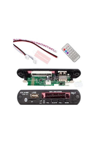 Usb123 Class Bluetooth Araç Aux Usb Çalar Mp3 Modulü