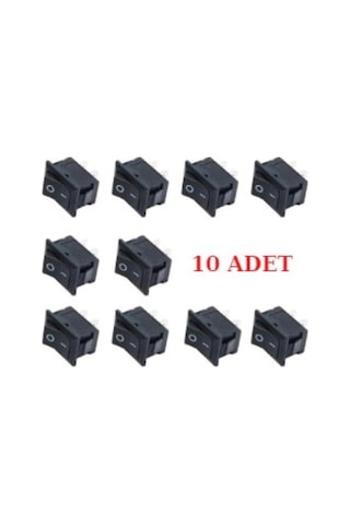 On Off Anahtar 2 Pin 10 Adet