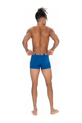 U.S. Polo Assn. U.s Polo Assn. 80572 Erkek Pamuklu 3'lü Boxer-saks&sarı&lacivert Saks&sarı&lacivert