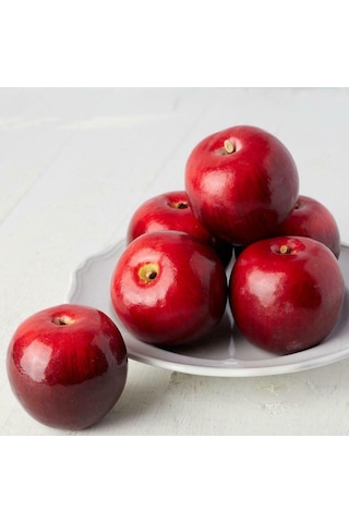 Yapay Kırmızı Elma 6 Lı Paket Yapay Meyve