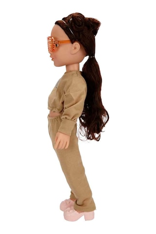 Spor Kıyafetli Moda Bebeği 40 Cm Eklemli Şık Kız Bebek