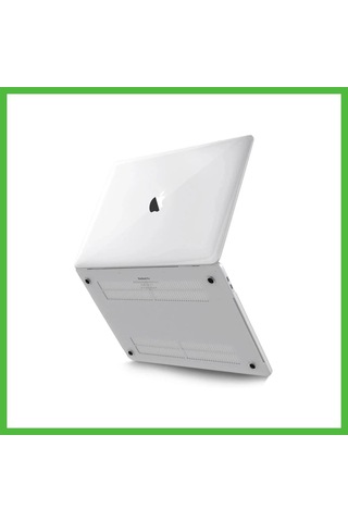 Vaveni Apple Uyumlu Macbook Pro 16.2 2021 Apple Uyumlu Macbook Buzlu Kapak - Şeffaf Arz