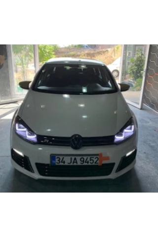 Vw Golf 6 2008-2012 Batman Yarasa Ayna Kapağı Piano Black Abs