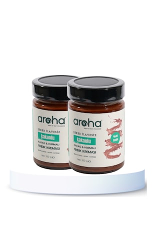 Kakaolu & Hurmalı Fındık Kreması %80 Fındık 320 G X 2 Adet