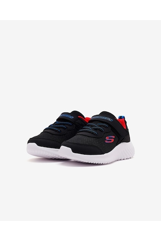 Skechers Bounder Techrox Küçük Erkek Çocuk Siyah Spor Ayakkabı 403906n Blk