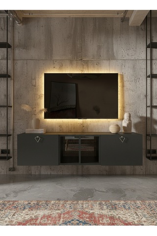 Resital Tv Ünitesi S1240-4 Antrasit Antrasit