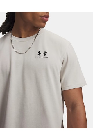 Under Armour Ua M Logo Emb Heavyweıght Ss Erkek T-shirt 1373997-110 Çok Renkli
