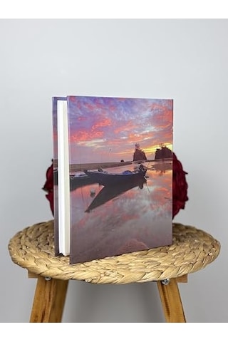 Tr Rabsev Fotoğraf Albümü 10x15cm 200 Fotoğraf Kapasiteli Renkli Sandal Desenli Anı Albümü