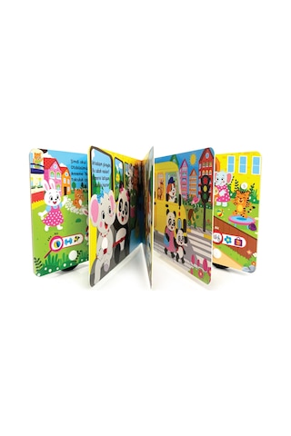 Oyuncak Kitap - Okul Otobüsü Gerçek Tekerlekli