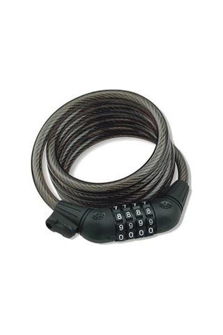 Tonyon Ty-566 10x1500 MM 5 Şifreli Bisiklet Halat Kilit Siyah