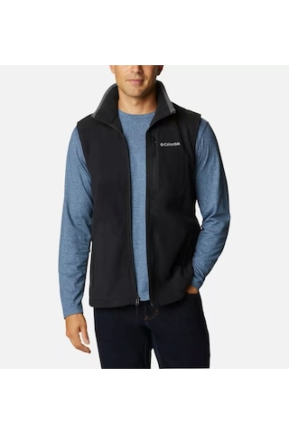 Columbia Fast Trek Fleece Vest Erkek Polar Yelek Am1056-009 Siyah