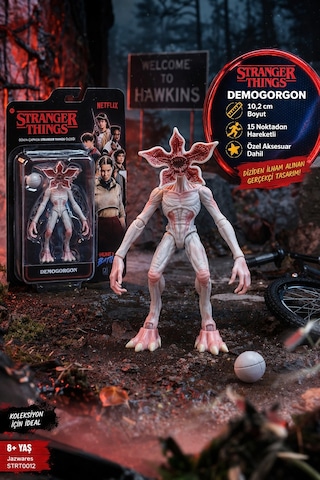Stranger Things Demogorgon Figür 10 Cm Jazwares Hareketli Koleksiyon Oyuncak Funko Pop