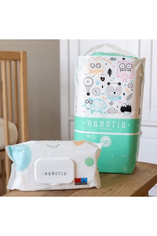 Agnotis Baby 70'li Islak Bebek Havlusu