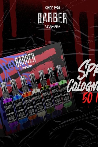 Marmara Barber 7'li Mix Set Edc Sprey Kolonya 50 Ml