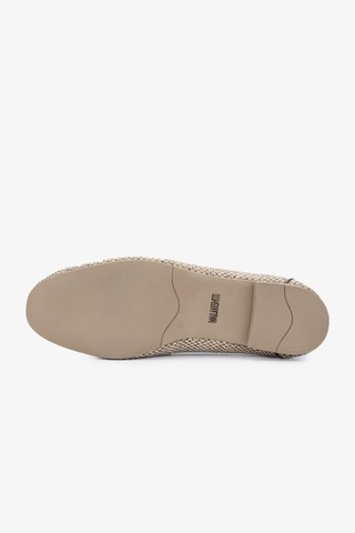 Valmenti Topy Kadın Kahverengi Deri & Tekstil Loafer Ayakkabı 961 1979-1 Bn Ayk Y24 Kahverengi