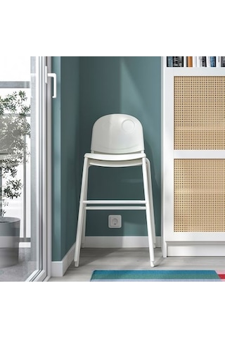 Ikea Vıldgås Çocuk Sandalyesi, Beyaz-beyaz