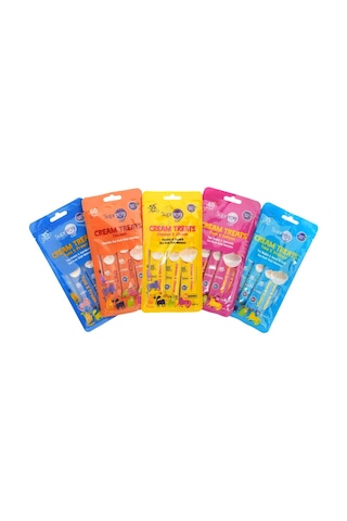 Supreme Cat Sıvı Kedi Ödül Maması Karma Paket 5 Paket Toplam 20x14 Gr