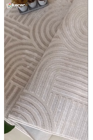 Karar Halı Lizbon 4255a Bej-160x230 Cm