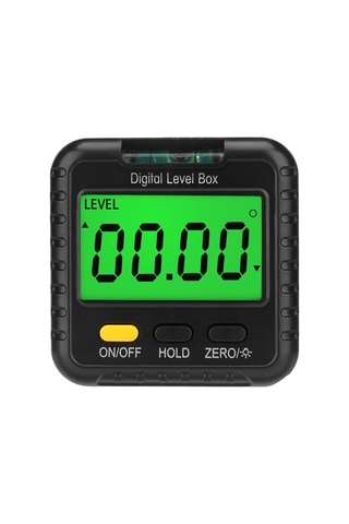 Qingmipy Dijital Açı Ölçer 360 - Seviye Balonu Ve Mıknatıslı, Kesin Açı Ölümü İçin Taşınabilir Gereç