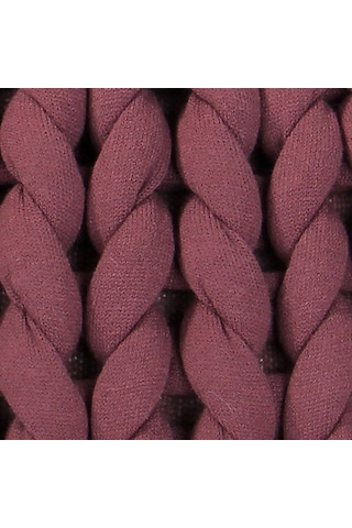 Hmy1801 Chunky Örgü Yastık Mürdüm