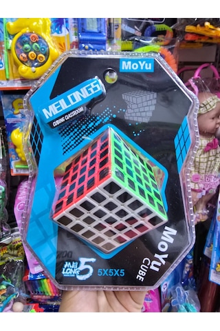 Moyu Meilong 5x5x5 Karbon Rubik Küp Profesyonel Zeka Küpü Speed Cube Bulmaca Oyunu 6x6x6 Cm